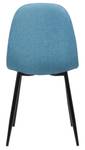 Esszimmerstühle Napier 4er Set Blau - Textil