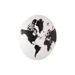 Pendule World Map Blanc