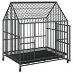 Cage pour chien 172208 Noir - Métal - 100 x 115 x 77 cm