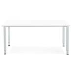 Bureau FOCUS Blanc - Bois massif - 80 x 75 x 160 cm