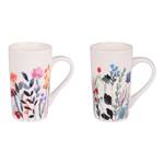 Coffret de 2 mugs Flor Porcelaine