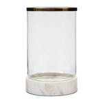 RM Vincenza Windlicht Glas - Stein - 21 x 26 x 21 cm