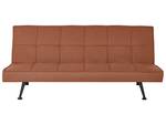 3-Sitzer Sofa HASLE Schwarz - Rot