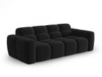 Sofa LISA 3 Sitzplätze Schwarz