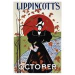 Leinwandbild Lippincott\'s October 1895