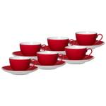 Kaffee-Set Doppio 12-teilig Rot