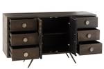 Sideboard Enigma Braun - Massivholz - 150 x 69 x 40 cm