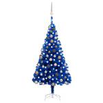 künstlicher Weihnachtsbaum 3009438-2 Blau - Gold - 90 x 180 x 90 cm