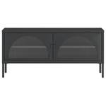 TV-Schrank D131 Schwarz - Glas - 35 x 50 x 105 cm