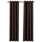 Rideau (lot de 2) 3003241 Taupe - Hauteur : 225 cm