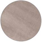 Trend Velours Teppich Joy Rund Taupe - 200 x 200 cm