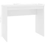 Schreibtisch 299272 Weiß - Holzwerkstoff - 40 x 72 x 90 cm
