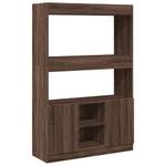 Highboard DE4512 Braun - Holzwerkstoff - 33 x 140 x 92 cm