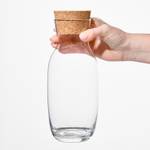 Krosno Pure Wasserkaraffe mit Korken Glas - 10 x 24 x 10 cm