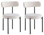 Lot de 2 chaises LARS Beige