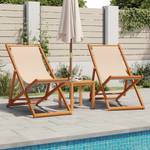 Strandstuhl 3004207-4 (2er Set) Beige