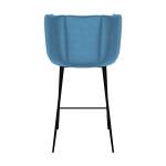 Tabouret de bar Rosy  (Lot de 2) Bleu