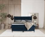 Boxspringbett Koussi II Taschenfederkern Marineblau - Breite: 180 cm