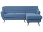 3-Sitzer Sofa MOTALA Blau - Eiche Hell