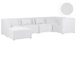 Modulsofa LEMVIG 6-tlg Cremeweiß - Weiß - 332 x 166 cm