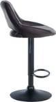 Tabouret de bar Milet Marron - Noir