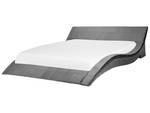 Doppelbett VICHY Grau - Textil - 213 x 70 x 255 cm