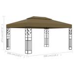 Gartenpavillon 3001613 Taupe