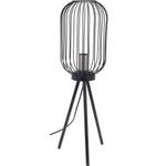 Metall-Dreibein Lampe Schwarz - Metall - 18 x 36 x 18 cm