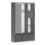 Kleiderschrank Luigi 40726 Grau