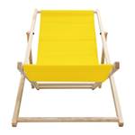 Chaise longue de plage ML-DESIGN jaune Jaune