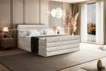 Boxspringbett CELESTIA-Z KING Beige - Breite: 180 cm