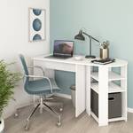 Schreibtisch „Manuel“ Weiß Weiß - Holz teilmassiv - 135 x 72 x 60 cm