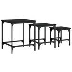 Couchtische 3er Set D749 Schwarz