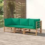 Salon de jardin 3028491-5 (lot de 3) Marron - Vert