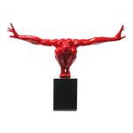 Skulptur Ballina Rot