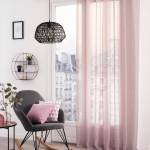 Vorhang LOUIS Pink - Textil - 5 x 240 x 140 cm