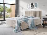 Boxspringbett Elegance Beige - Breite: 188 cm