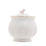 Pot à sucre pour oiseaux Beige - Porcelaine - 10 x 12 x 10 cm