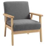 Sessel mit A-förmigen Beine 835-233V01 Grau - Textil - 70 x 72 x 64 cm
