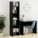 Bücherschrank 3008687 Schwarz - Holzwerkstoff - 40 x 180 x 35 cm