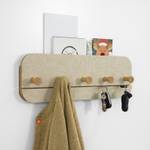 Wandgarderobe FHK16-MI Beige - Bambus - 55 x 19 x 3 cm