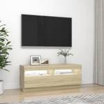 TV-Schrank mit LED-Leuchten D627 Eiche Sonoma Dekor