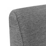 Tête de lit 180x60 cm tissu gris - PAULA Gris - Textile - 186 x 113 x 8 cm