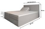 Boxspringbett ASTOR Hochglanz Altrosa - Breite: 180 cm