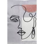 Coussin visage femme Polyester - Gris / Multicolore