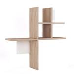 Wandregal Balance, Brick Accent Shelf Braun - Holzwerkstoff - 74 x 75 x 22 cm