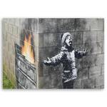 Banksy Wandbild art Graffiti Street