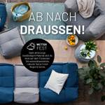 Sitzsack-Sofa Ecke Grau - 81 x 81 cm