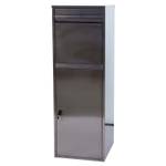 Paketkasten L57-140 Silber - Metall - 46 x 140 x 45 cm