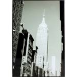 Affiche encadrée Empire State Building Noir - Papier - 100 x 150 x 4 cm